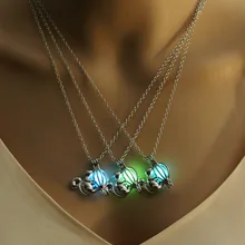 W stylu SteamPunk blask w ciemnej biżuterii z srebrny kolor wiewiórka w kształcie kamień świecący medalion wisiorek naszyjnik dla Unisex