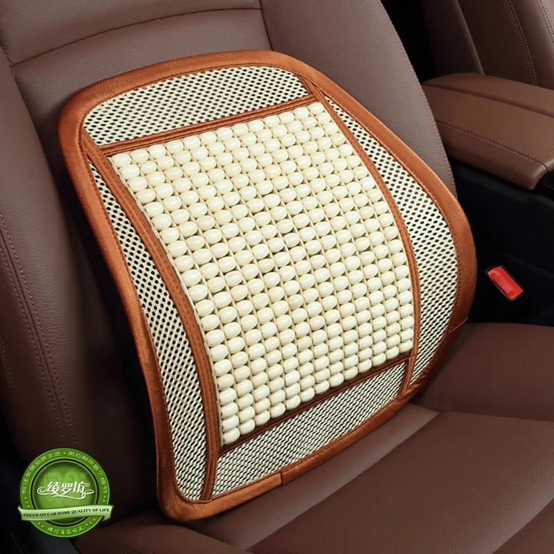 

KKYSYELVA Lumbar Support for office Chair Vehicle Car Auto Seat Back Supports Waist pillow Interior Accessories Car Styling