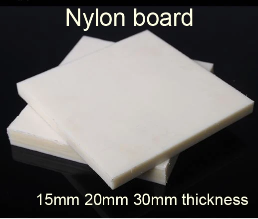 FidgetKute 1pcs Nylon Polyamide PA Plastic Plate Sheet 6mm x 200mm x 200mm #B98