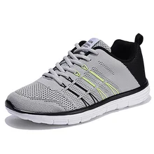 Кроссовки для дышащий Человек весной и летом на открытом воздухе Спортивная обувь вдыхаемых свет сетки Дешевые тренер спортивная обувь