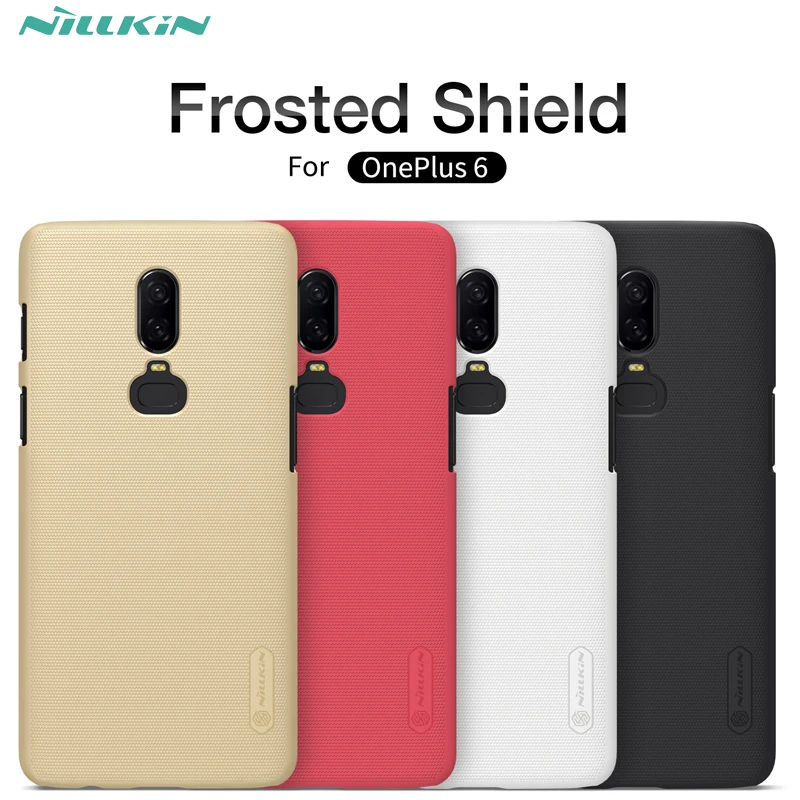 

For Oneplus 6 case NILLKIN Super Frosted Shield matte hard back cover case for One plus 6 A6000 1+6 case 6.28"