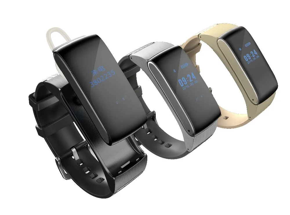 Talkband Bluetooth Smart Bracelet DF22 Protable Talk Smart Band Pedometer Active Fitness Tracker For IOS Android