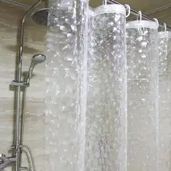 1,8X1,8 м пластиковая занавеска для душа водостойкая 3D утолщенная прозрачная белая занавеска для ванной комнаты Роскошная занавеска для