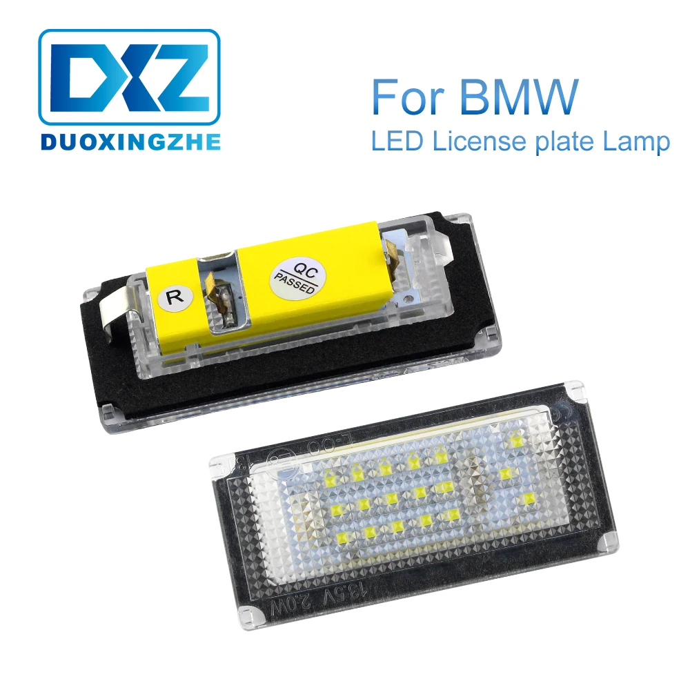 

DXZ 2Pcs LED Number License Plate Lights Lamp Bulb 6500K 18 SMD for BMW E46 4D (98-05) 323i 325i 328i 99-03 330xi 330i 325xi