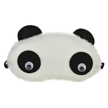 Yeni 1 adet güzel panda göz maskesi gölge sevimli seyahat dinlenme körü körüne kapak uyku göz maskesi siperliği eyepatch