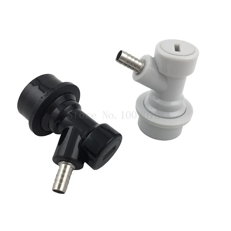 Homebrew Beer Keg Disconnect Cornelius Ball Lock keg Connector GasLiquid with 14Barb  (4)