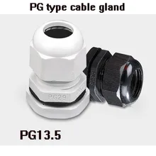 PG13.5 10 шт нейлон кабелепровод сальник IP68 высокое качество Водонепроницаемый подключения кабеля 6-11 мм Нет водонепроницаемая прокладка