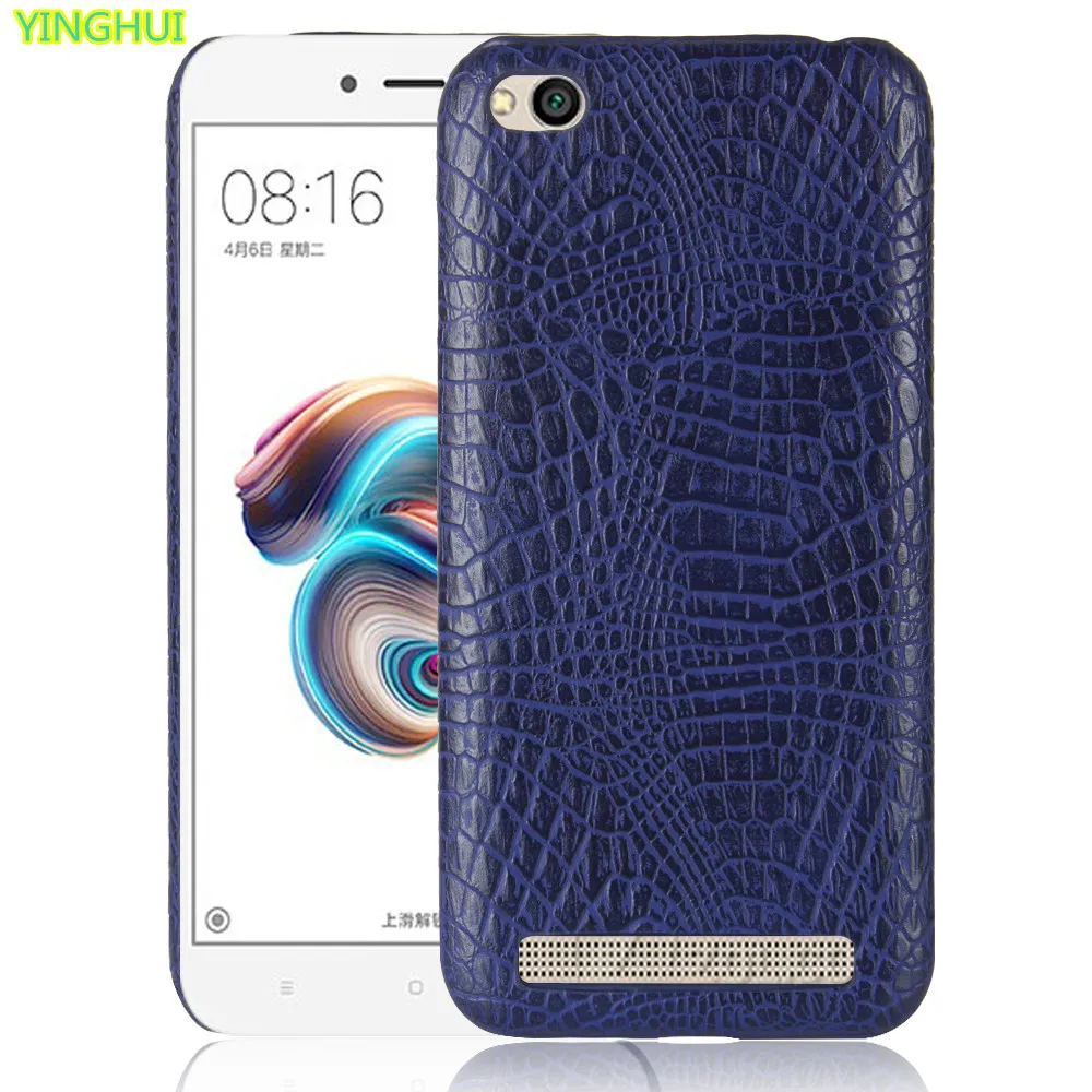 xiaomi redmi 5A phone bag case xiaomi redmi5A Luxury Crocodile Skin PU