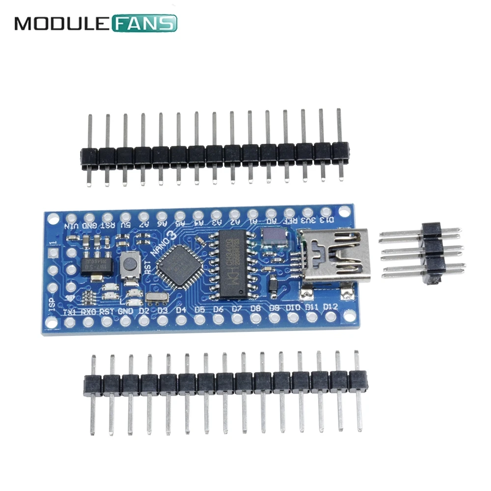 Микроконтроллер Nano V3.0 ATmega168 CH340G CH340 интерфейсная плата Mini USB UART модуль