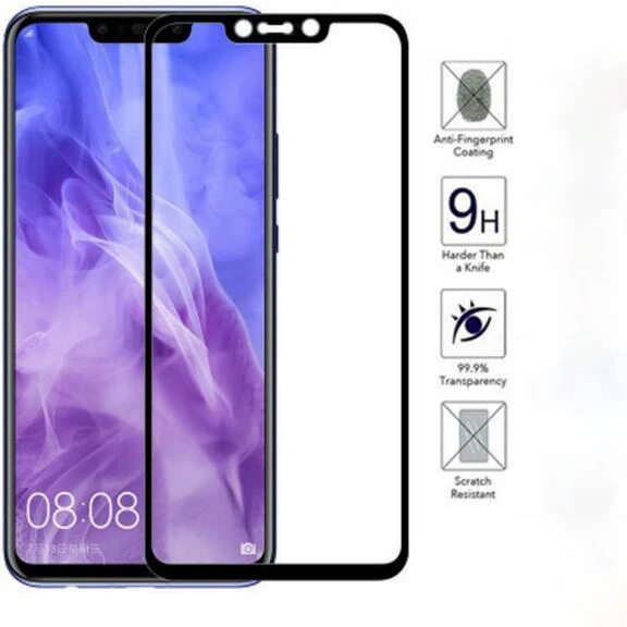 

2.5D Tempered Glass For Huawei Nova 3 3i Smart 2 Plus G9 Lite V8 Full Cover Screen Protector For Honor 6C Pro V9 Play 9H Film