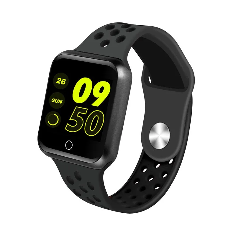 Greentiger S226, умный браслет для мужчин и женщин, фитнес-трекер, монитор сердечного ритма, Смарт-часы, измеритель артериального давления, шагомер, Android IOS - Цвет: black 1 with hole