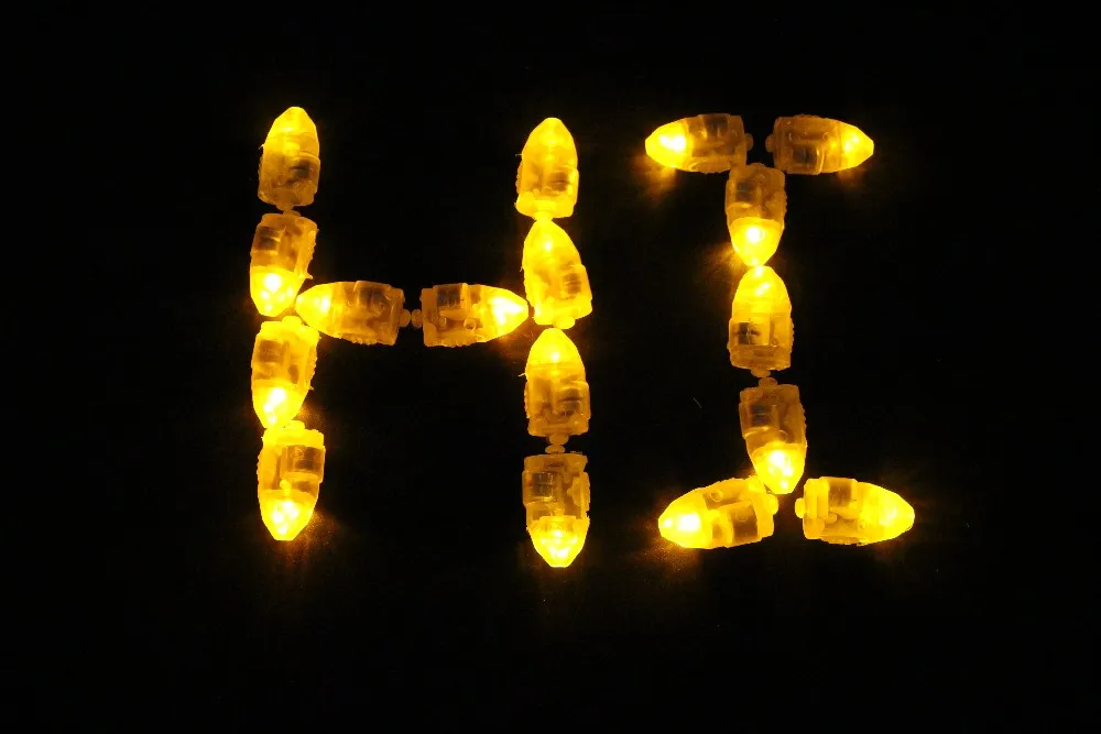 100 шт./лот белый компактный светодиодный шар огни многоцветный вспышка DIY фонари лампы для бумажных фонарей Свадебная вечеринка Хэллоуин Рождественский Декор