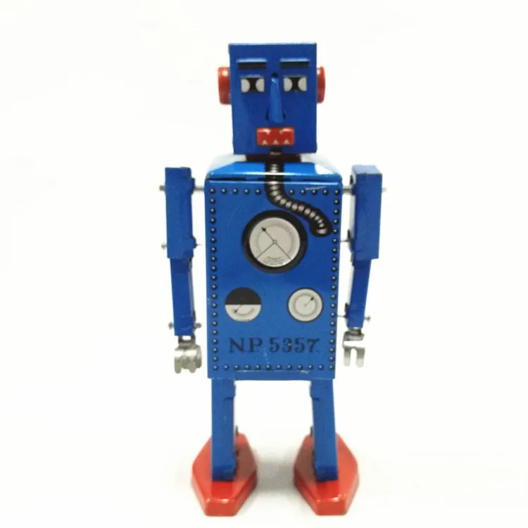 Robot de juguete de estaño de estilo enrollar juguetes Robot de juguete de estaño de estilo enrollar juguetes