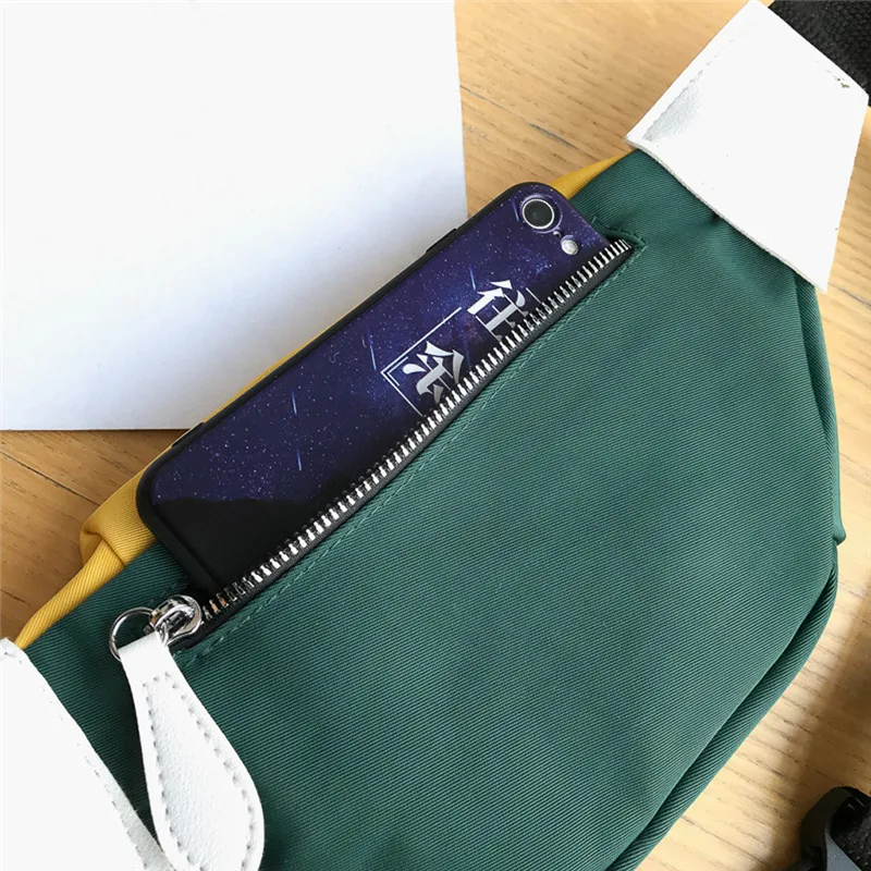 OCARDIAN Cosmetic Bag Women's Fashion Canvas Letter Shoulder Messenger Crossbody Chest Zipper Slant Bags Packs Drop#0626