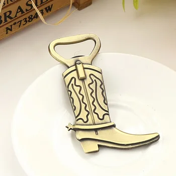 

Vintage Metal Openers Zinc Alloy Boot Shaped Beer Bottle Opener Durable Resistance to Fall Corkscrew W9507