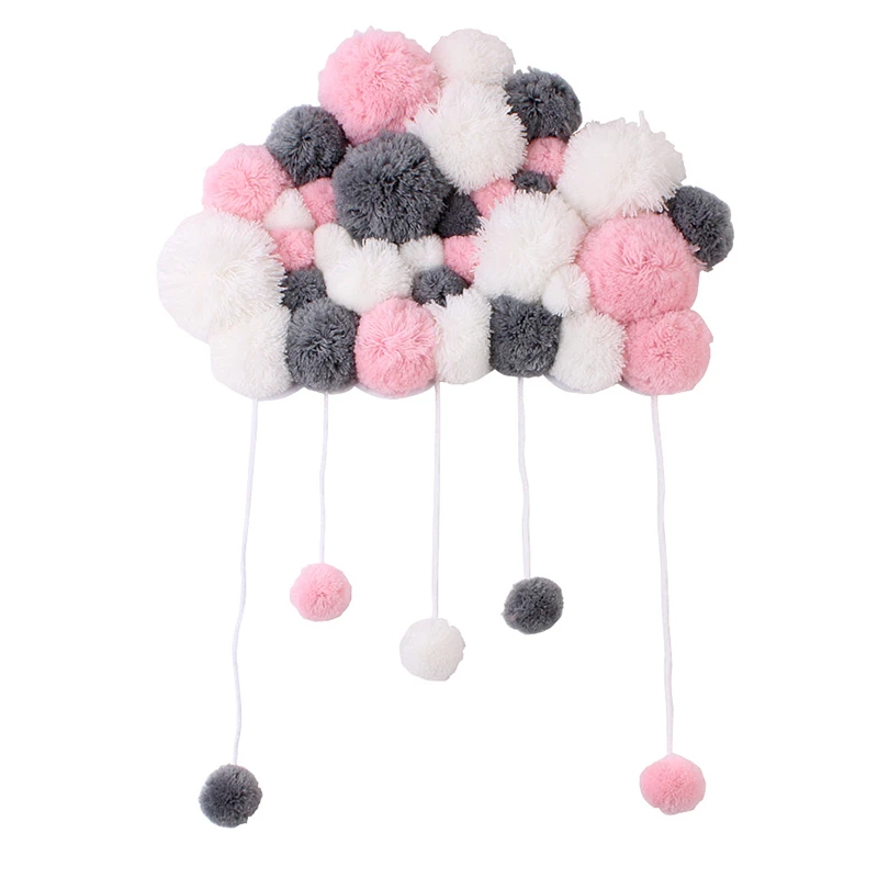 Baby Room Decoration Short Coral Velvet Hairball Newborn Baby In The Crib Infant Room Decor Photography Props Hanging Wall Bumpers Aliexpress