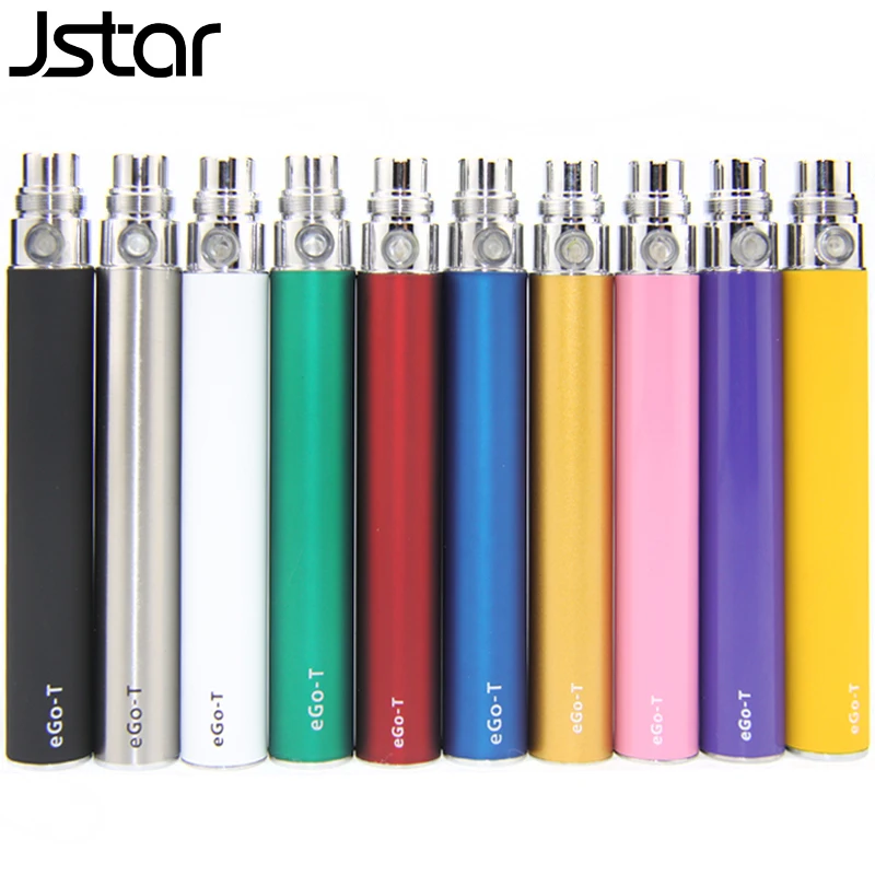

5pcs/lot JSTAR Ego Battery 650mah 900mah 1100mah Battery for Ego-t EGO-C EGO-W CE4 CE4+ CE5 510 Electronic Cigarette