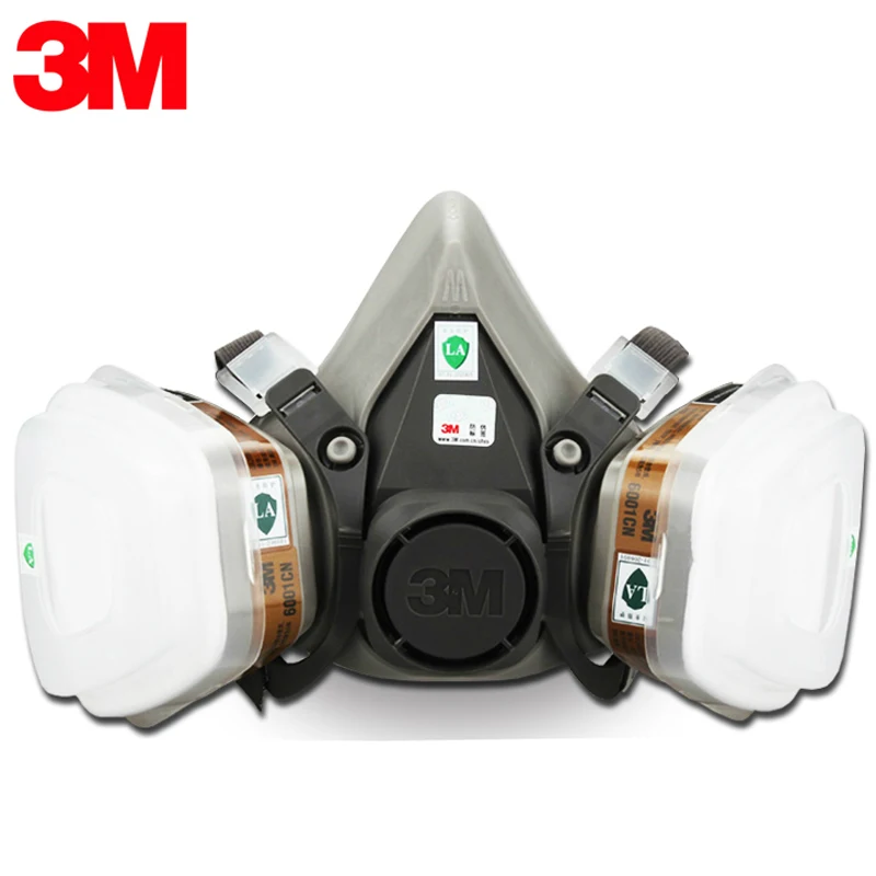 

3M 6200 Half Face Respirator Dust Mask Industry Spraying Safety Face piece Gas Mask Respirator For Paintting
