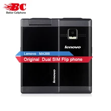 3.5 ”D’origine Lenovo MA388 GSM Téléphone portable 480×320 FM MP3 Double Carte SIM Double Veille 0.3MP Caméra Bluetooth Vieil Homme Téléphone portable