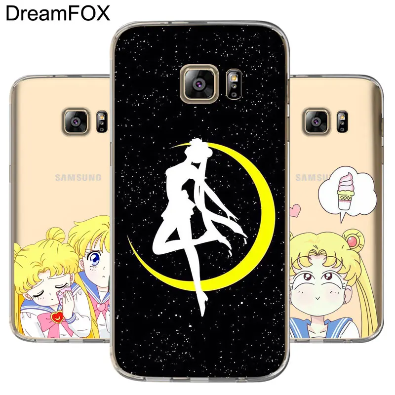 DREAMFOX M351 Sailor Moon Soft TPU Silicone Case Cover For Samsung Galaxy Note S 7 8 9 10 10e 11 11e Lite Edge Plus |