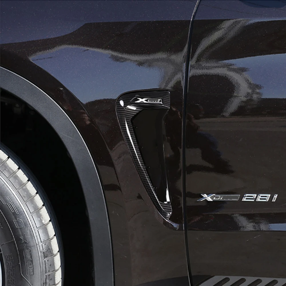 

For BMW Xdrive Emblem Logo X5 F15 X5M F85 14-17 Shark Gills Side Fender Vent Decoration 3D Stickers Auto Accessories Car-Styling