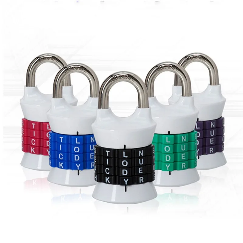 

Zinc Alloy Keyed Padlock 4-Digit Combination Luggage Lock Weatherproof Reliable Security Even In Toughest Environments New