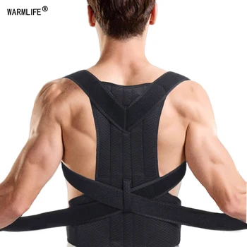 

Brace Shoulder Support Back Care Posture Corrector Adjustable Clavicle Strap Improve Sit Walk Prevent Slouching for Women Men