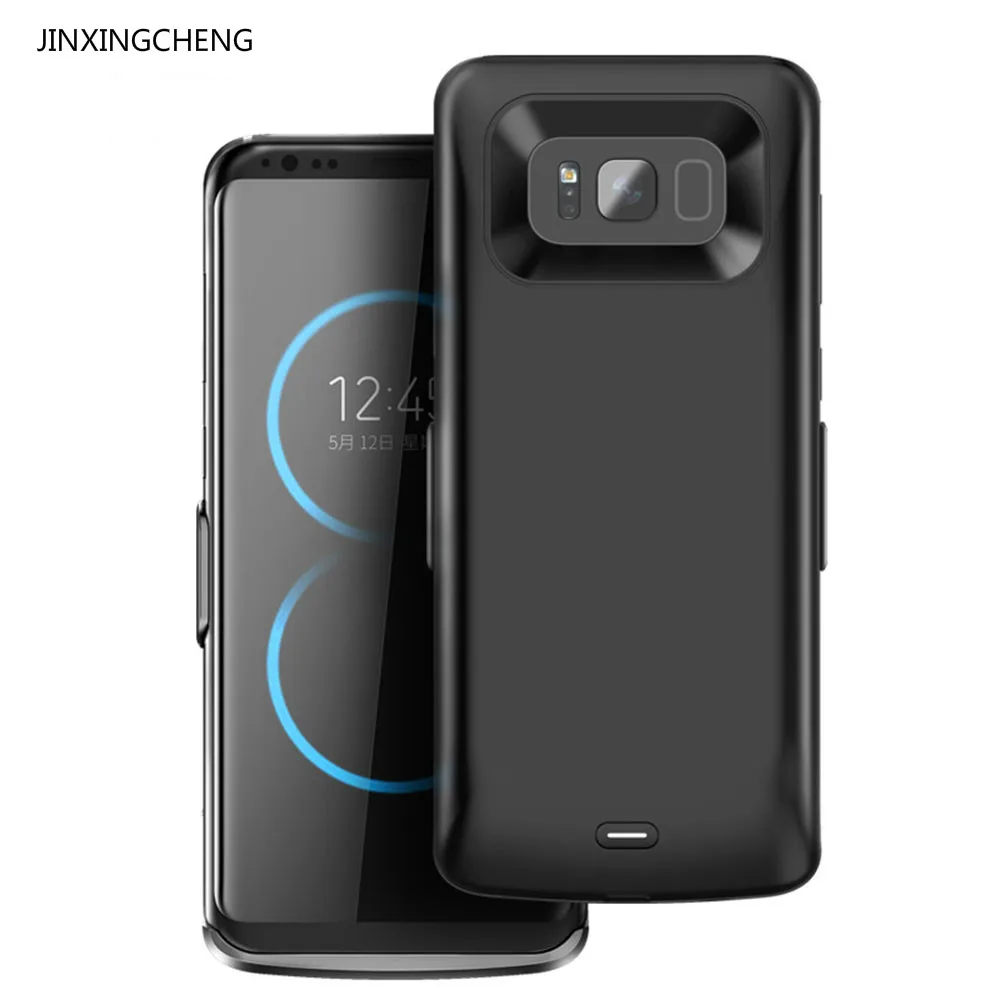 

JINXINGCHENG Charger Battery Case for Samsung S8 5000mah Back Clip Fast Charger for Samsung Galaxy S8 5000mah Cover 3 Colors
