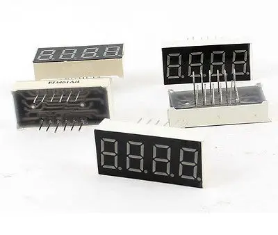 

0.4 inch 4 digit led display 7 seg segment Common cathode -Red