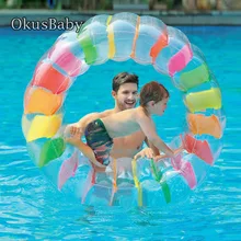 Летняя надувная плавающая детская плавающая роликовая игрушка для ванны бассейн плоты размер для детей водный спорт газон мяч пляжный мяч