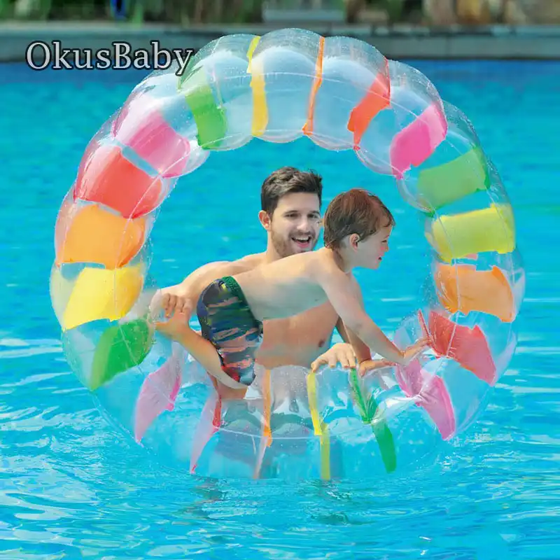 Ete Gonflable Flottant Bebe Nager Floate Rouleau Bain Eau Jouet Piscine Radeaux Taille Pour Enfants Sport Aquatique Pelouse Balle De Plage Aliexpress
