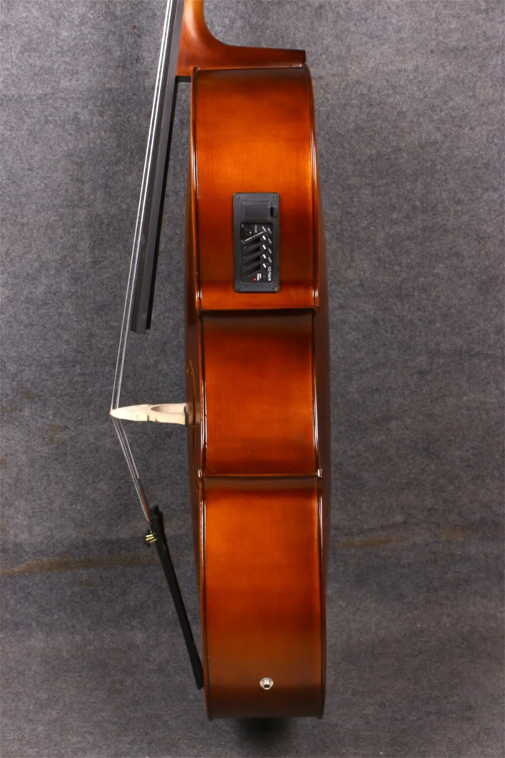 Black Yinfente Electric Acoustic Cello 4//4 Solid Maple Spruce wood Ebony Fittings Sweet Sound With Cello Bag Bow