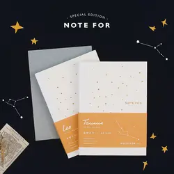 A6 Constellation Hobo Notebook Inner Blank Grid Lines Pages Journal Note Book Refiller Paper Planner Diary Cute Stationery