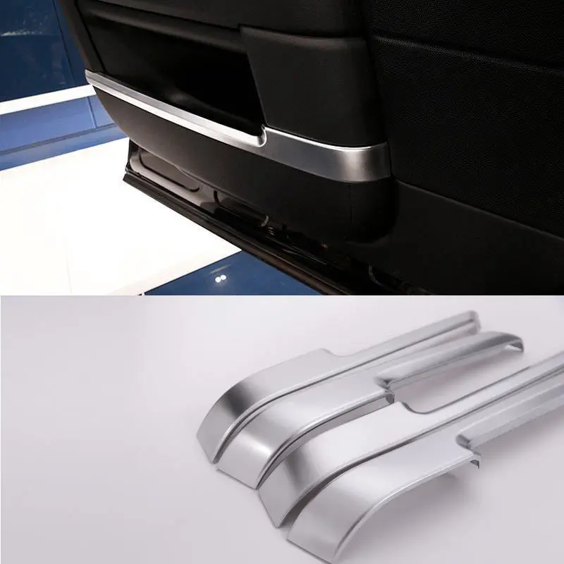 

ABS Chrome Car Interior Door Decoration Strips Trim For Land Rover Range Rover Vogue L405 2014-2017 Car Accessories 4pcs/set
