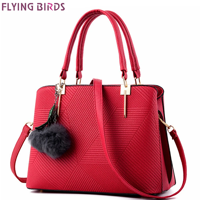 

FLYING BIRDS handbag for women leather tote fmaous brands designer messenger bags ladies crossbody high quality bag LM4137fb