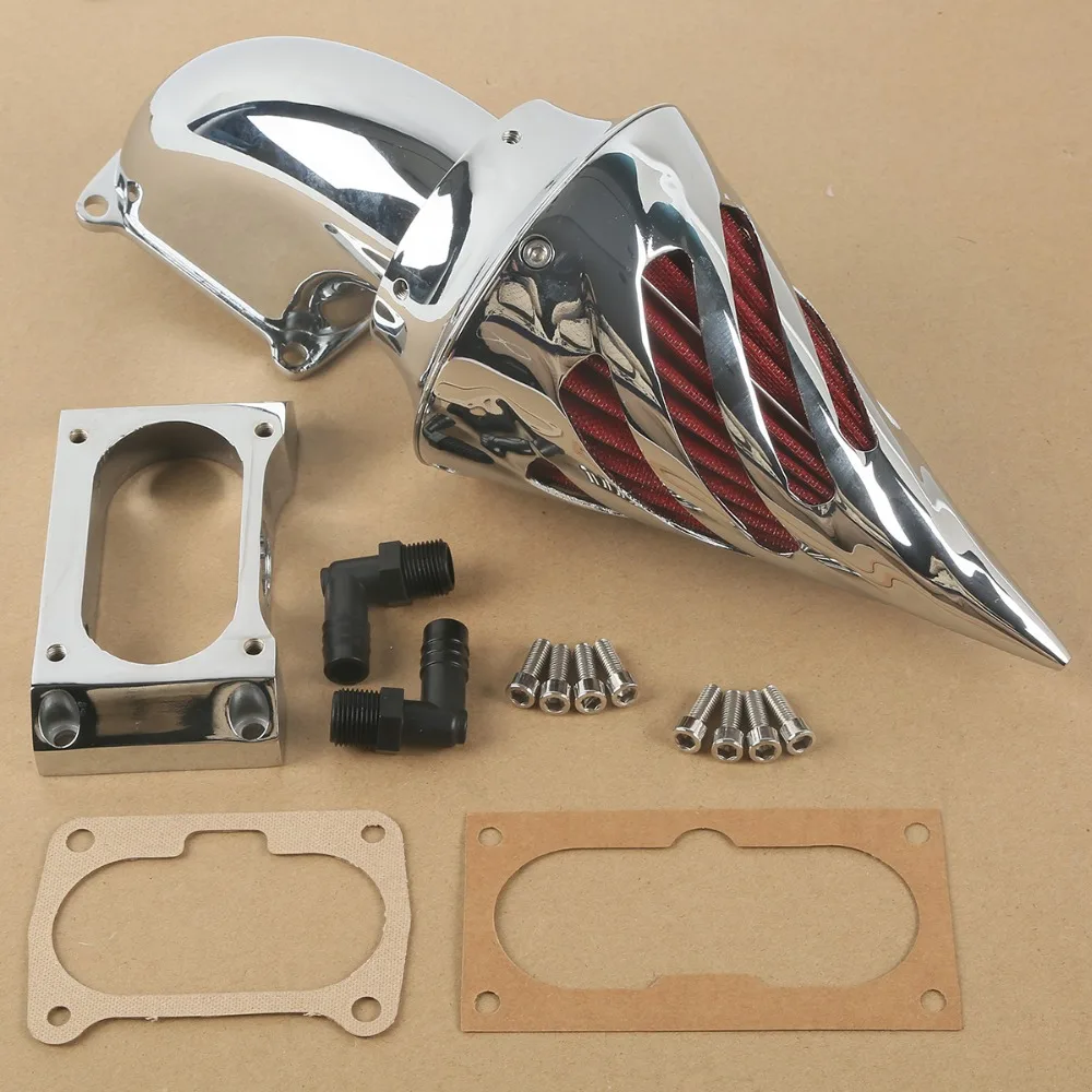 Набор воздухоочиститель Chrome для Kawasaki Vulcan VN 2000 2004 2010 2005|filter pumps|filter coilfilter air cleaner |