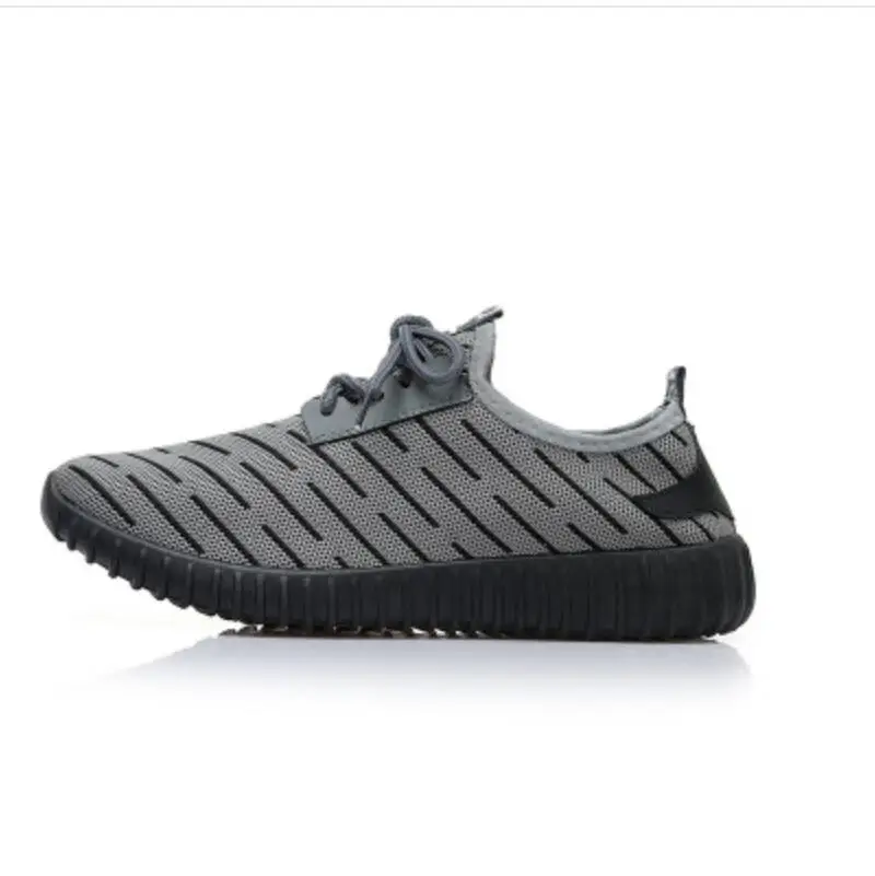 

The new 2016 male fly woven shoes comfortable non-slip breathable bind men casual shoes