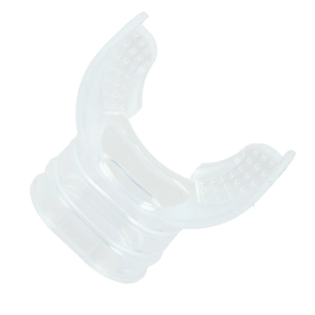 Transparent Silicone Snorkel Mouthpiece Replacement Scuba Regulator Comfort Fit Mouth Piece for Diving Scuba Snorkel 