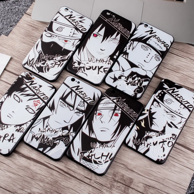 Anime Phone Case One Piece Naruto Sasuke Kakashi Smart Phone Cover Iphone 6 6s 6 Plus 6s Plus 7 7 Plus 8 8 Plus Iphone X Free Shipping Senpai Knows