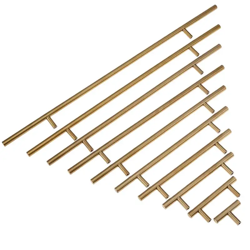 

Stainless Steel Furniture Handles T Shape Cabinet Pulls 10 Size for Furniture Cabinet Knobs and Handles Pull for Cupboard Door