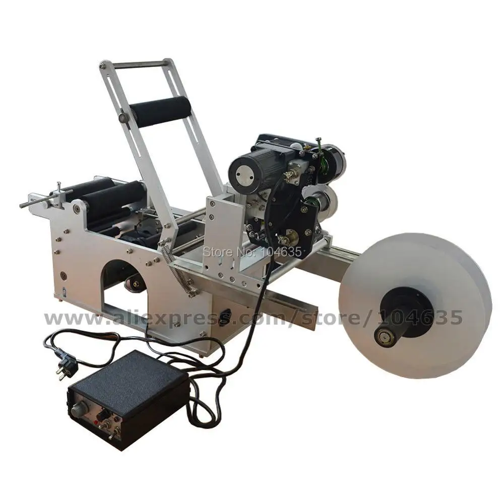 LT-50D Semi automatic Labeling Machine,drugs bottle,medicine bottle labeling machine with date printer,printing labeling machine