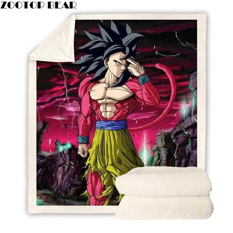Dragon Ball школьный герб одеяло на заказ 3D печать флисовое плюшевое откидное покрывало одеяло из микрофибры - Цвет: BZKH1243