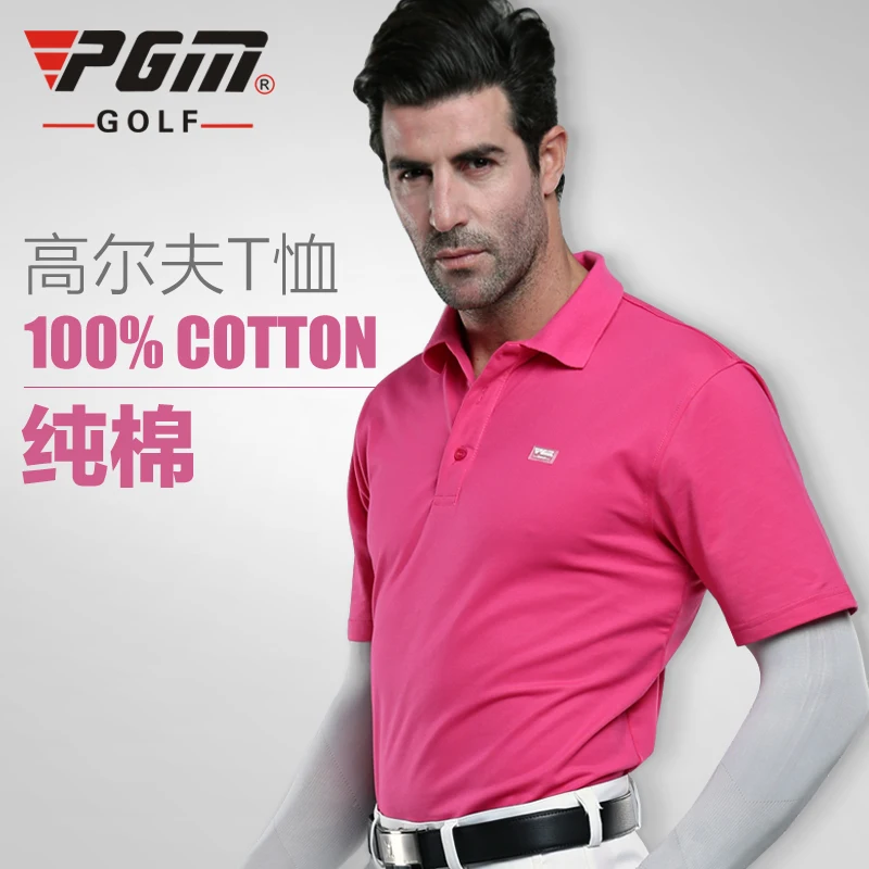 

Golf T-shirt Golf Sports Shirt for Men Sport T-shirt Pure Cotton Polo
