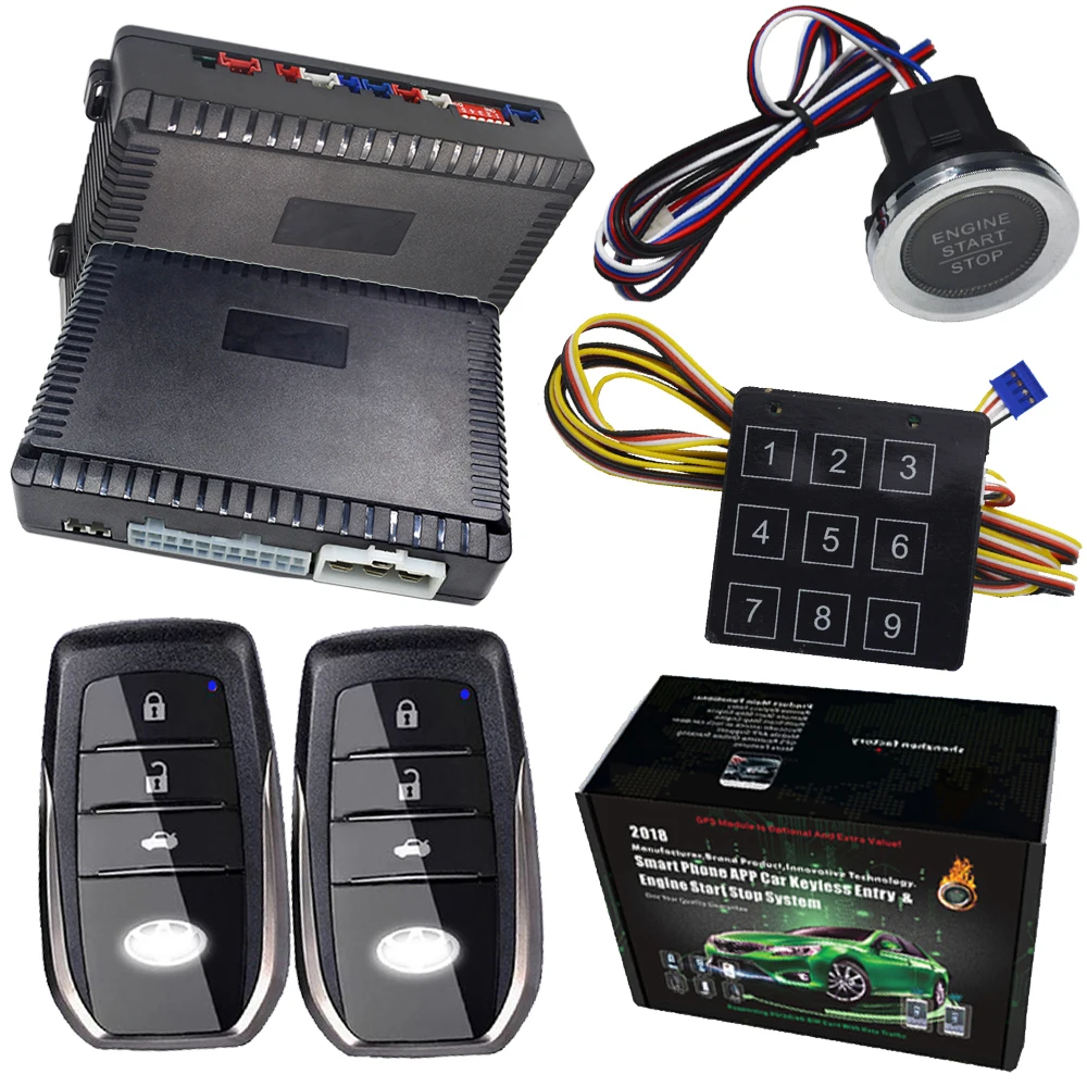 multifunction keyless entry english new design smart key car alarm