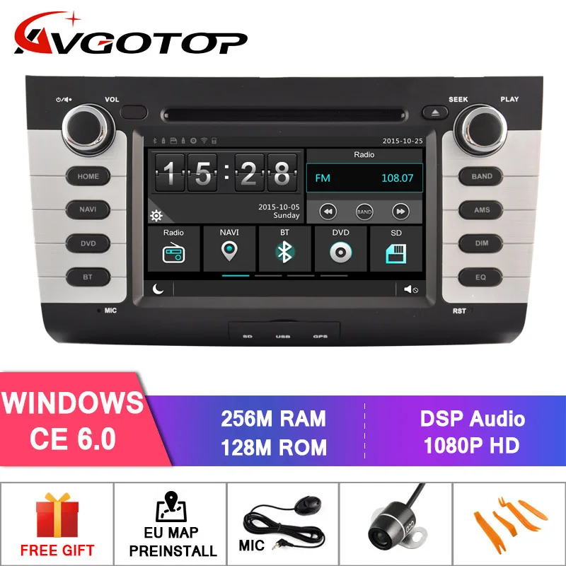 Excellent AVGOTOP Android 9 Wince Car Radio DVD Player For SUZUKI SWIFT 2G 16G Vehicle Multimedia 1