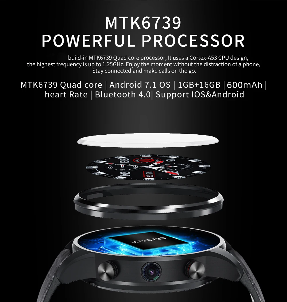 Лучшие 4G Интернет Смарт часы MTK6739 Android 7,1 четырехъядерный reloj inteligente для 1,39 дюймов AMOLED HD камера мужские телефонные часы