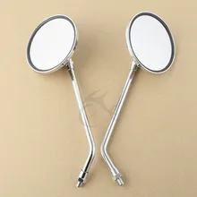 Rétroviseurs latéraux de moto en Chrome, pour Honda CB750 CB500 CB1000 CB900 CB650, miroir arrière de moto