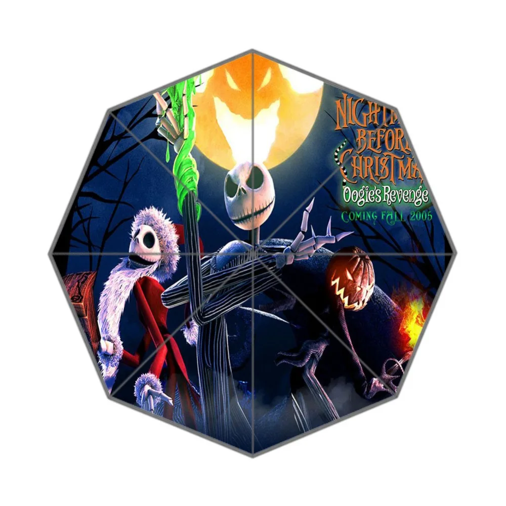 Fashion Design Umbrella Custom The Nightmare Before Christmas Folding