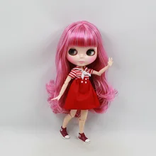 Цельная кукла без одежды Blyth кукла смешанные волосы RRooSSEE