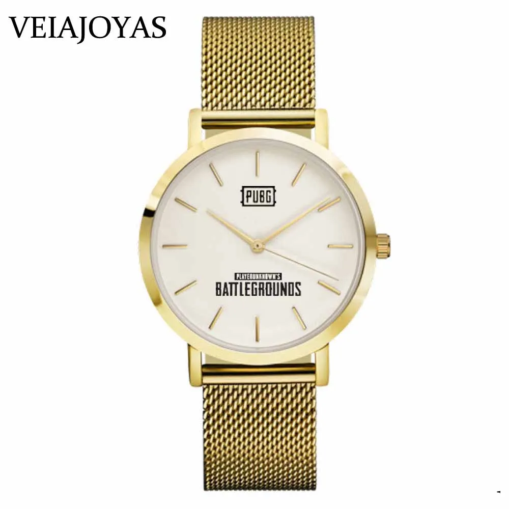  Quartz Watches Game Playerunknown's Battlegrounds PUBG Watch Band Luxury Casual Wristwatch Charm Je